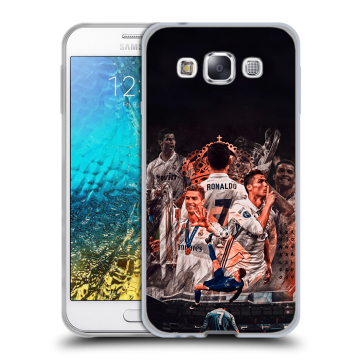 Силиконовый чехол на Samsung Galaxy E5 с принтом Реал Роналдо Real Ronaldo