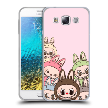 Силиконовый чехол на Samsung Galaxy E5 с принтом Лабубу