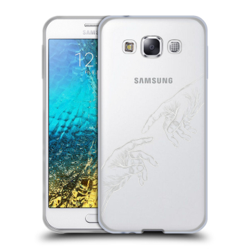 Силиконовый чехол на Samsung Galaxy E5 с принтом Сотворение мира