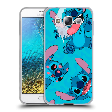 Силиконовый чехол на Samsung Galaxy E5 с принтом Лило и Стич