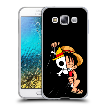Силиконовый чехол на Samsung Galaxy E5 с принтом One Piece Ван Пис Силиконовый чехол на Samsung Galaxy E5 с принтом One Piece Ван Пис