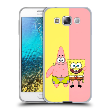 Силиконовый чехол на Samsung Galaxy E5 с принтом Спанч боб Спанчбоб Силиконовый чехол на Samsung Galaxy E5 с принтом Спанч боб Спанчбоб