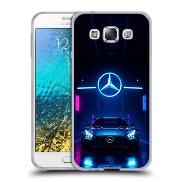 Силиконовый чехол на Samsung Galaxy E5 с принтом Mercedes Мерседес Силиконовый чехол на Samsung Galaxy E5 с принтом Mercedes Мерседес