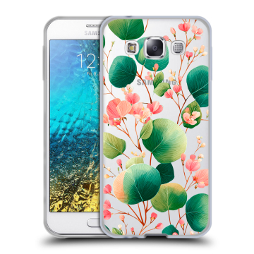 Силиконовый чехол на Samsung Galaxy E5 с принтом женский Силиконовый чехол на Samsung Galaxy E5 с принтом женский