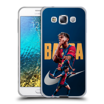 Силиконовый чехол на Samsung Galaxy E5 с принтом Барселона Barca Yamal Силиконовый чехол на Samsung Galaxy E5 с принтом Барселона Barca Yamal