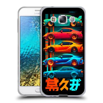 Силиконовый чехол на Samsung Galaxy E5 с принтом машины тачки Силиконовый чехол на Samsung Galaxy E5 с принтом машины тачки