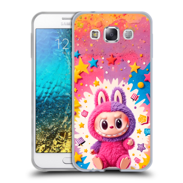 Силиконовый чехол на Samsung Galaxy E5 с принтом Labubu Лабубу Силиконовый чехол на Samsung Galaxy E5 с принтом Labubu Лабубу