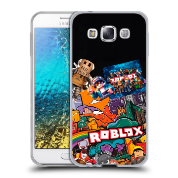 Силиконовый чехол на Samsung Galaxy E5 с принтом Roblox Роблокс Силиконовый чехол на Samsung Galaxy E5 с принтом Roblox Роблокс