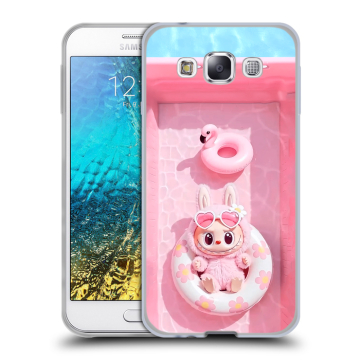 Силиконовый чехол на Samsung Galaxy E5 с принтом Labubu Лабубу Силиконовый чехол на Samsung Galaxy E5 с принтом Labubu Лабубу