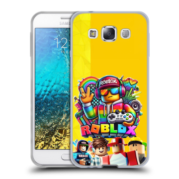 Силиконовый чехол на Samsung Galaxy E5 с принтом Roblox Роблокс Силиконовый чехол на Samsung Galaxy E5 с принтом Roblox Роблокс