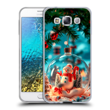 Силиконовый чехол на Samsung Galaxy E5 с принтом Новый год Силиконовый чехол на Samsung Galaxy E5 с принтом Новый год
