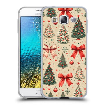 Силиконовый чехол на Samsung Galaxy E5 с принтом Новый год Силиконовый чехол на Samsung Galaxy E5 с принтом Новый год