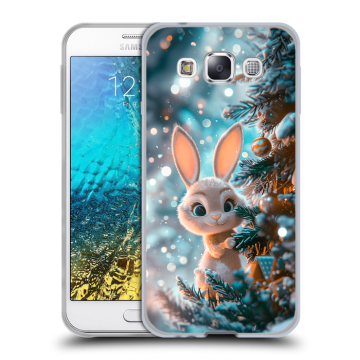 Силиконовый чехол на Samsung Galaxy E5 с принтом Новый год Силиконовый чехол на Samsung Galaxy E5 с принтом Новый год