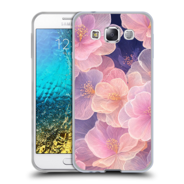 Силиконовый чехол на Samsung Galaxy E5 с принтом женский Силиконовый чехол на Samsung Galaxy E5 с принтом женский