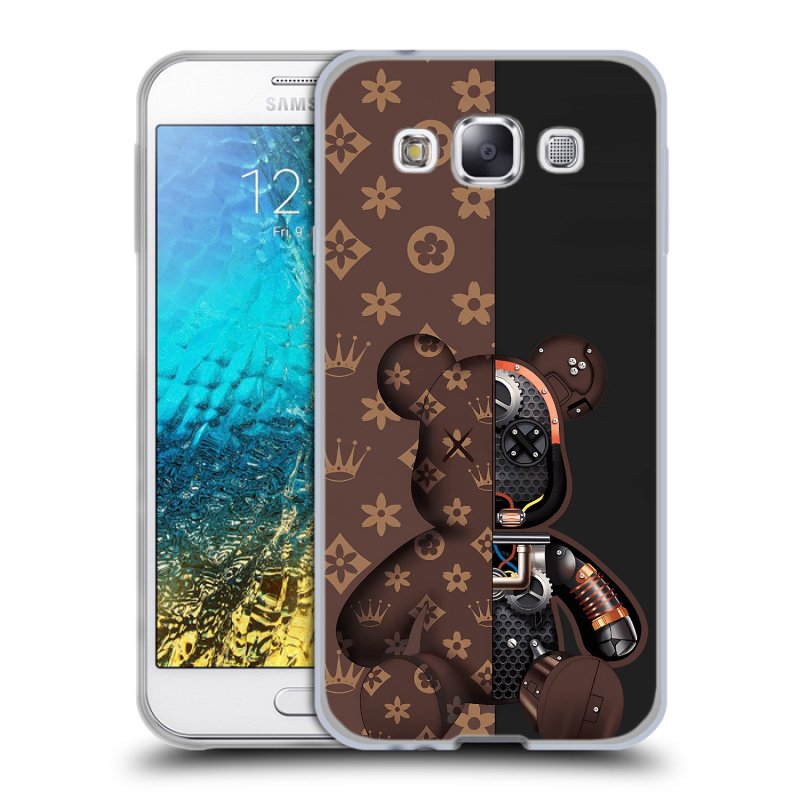 Силиконовый чехол на Samsung Galaxy E5 с принтом Луи робот Силиконовый чехол на Samsung Galaxy E5 с принтом Луи робот