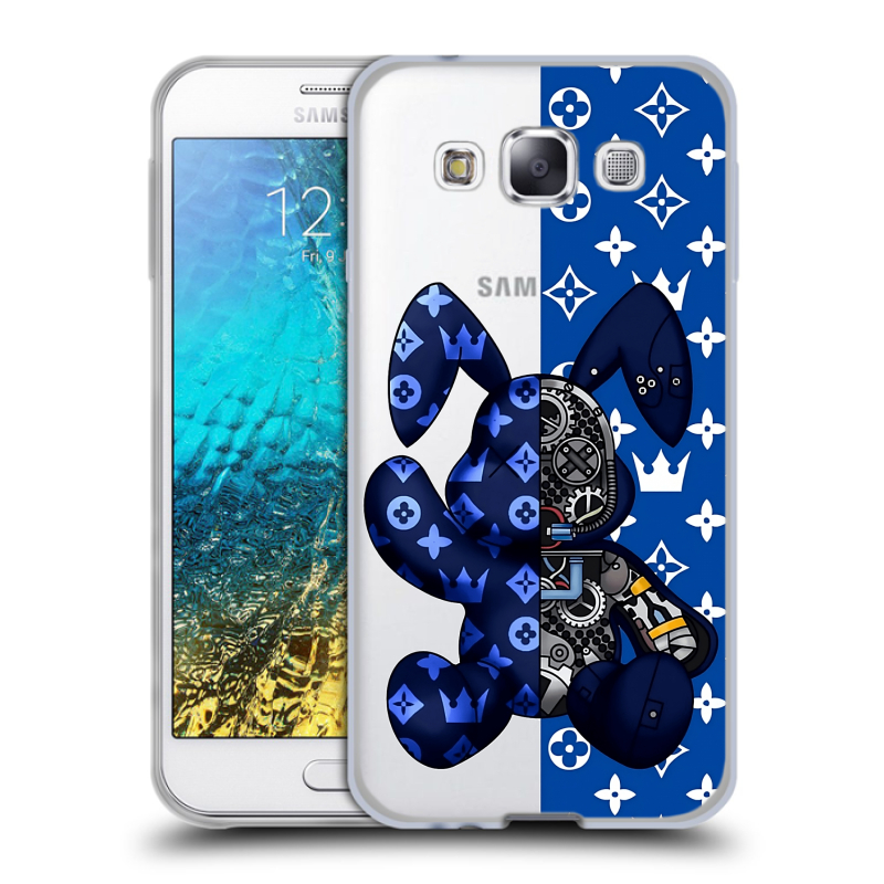 Силиконовый чехол на Samsung Galaxy E5 с принтом Луи робот Силиконовый чехол на Samsung Galaxy E5 с принтом Луи робот