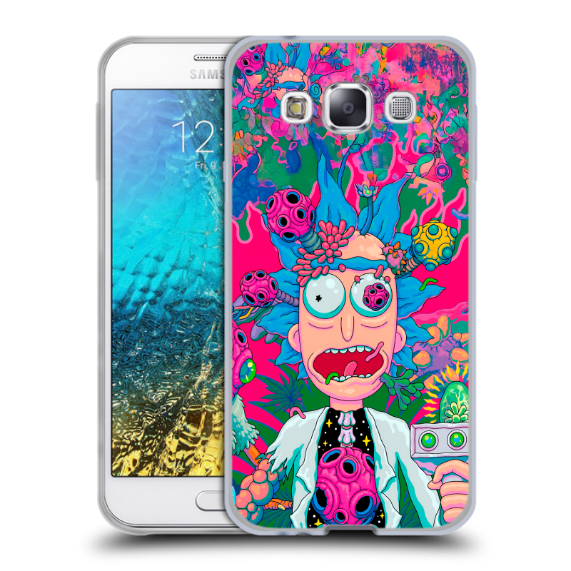 Силиконовый чехол на Samsung Galaxy E5 с принтом Рик и Морти Rick Morty Силиконовый чехол на Samsung Galaxy E5 с принтом Рик и Морти Rick Morty