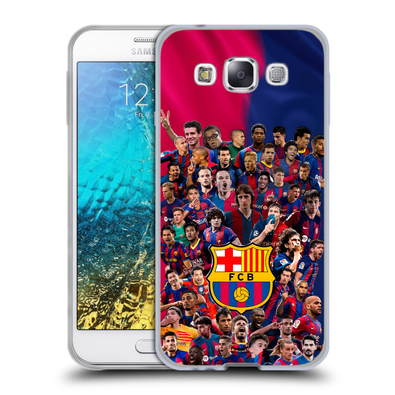 Силиконовый чехол на Samsung Galaxy E5 с принтом Барселона Barcelona Силиконовый чехол на Samsung Galaxy E5 с принтом Барселона Barcelona
