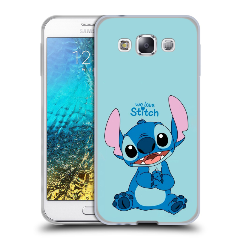 Силиконовый чехол на Samsung Galaxy E5 с принтом Лило и Стич Силиконовый чехол на Samsung Galaxy E5 с принтом Лило и Стич
