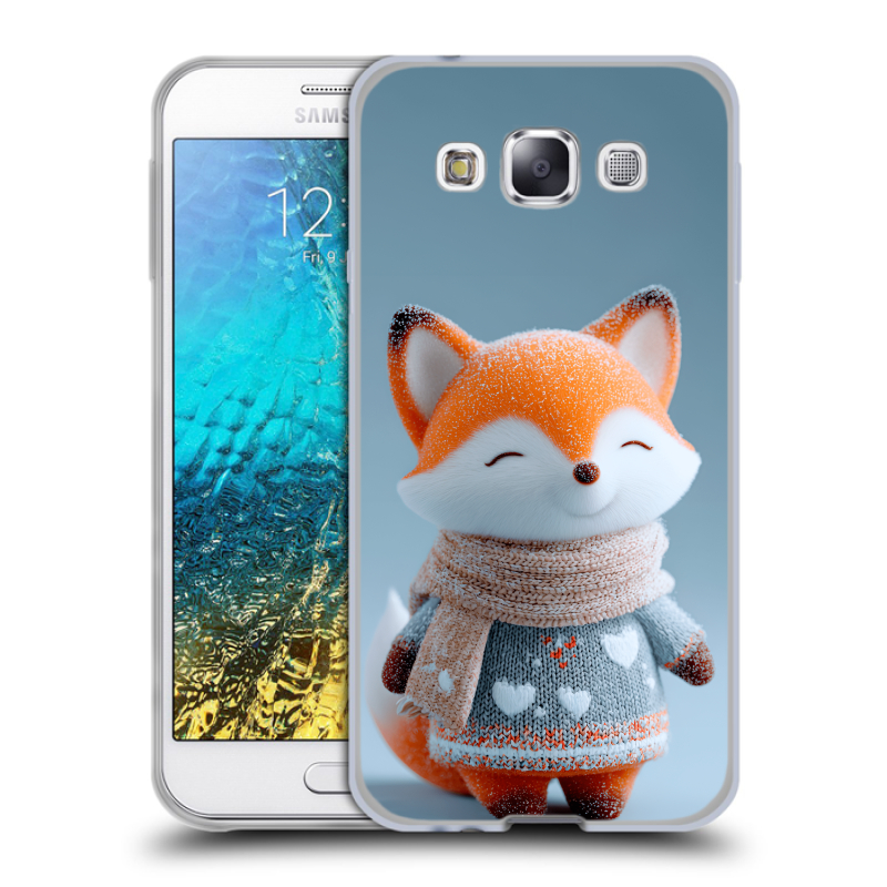 Силиконовый чехол на Samsung Galaxy E5 с принтом Лиса Силиконовый чехол на Samsung Galaxy E5 с принтом Лиса