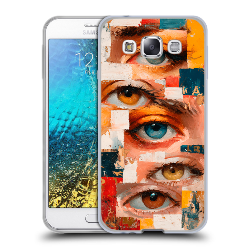 Силиконовый чехол на Samsung Galaxy E5 с принтом Модный принт Силиконовый чехол на Samsung Galaxy E5 с принтом Модный принт