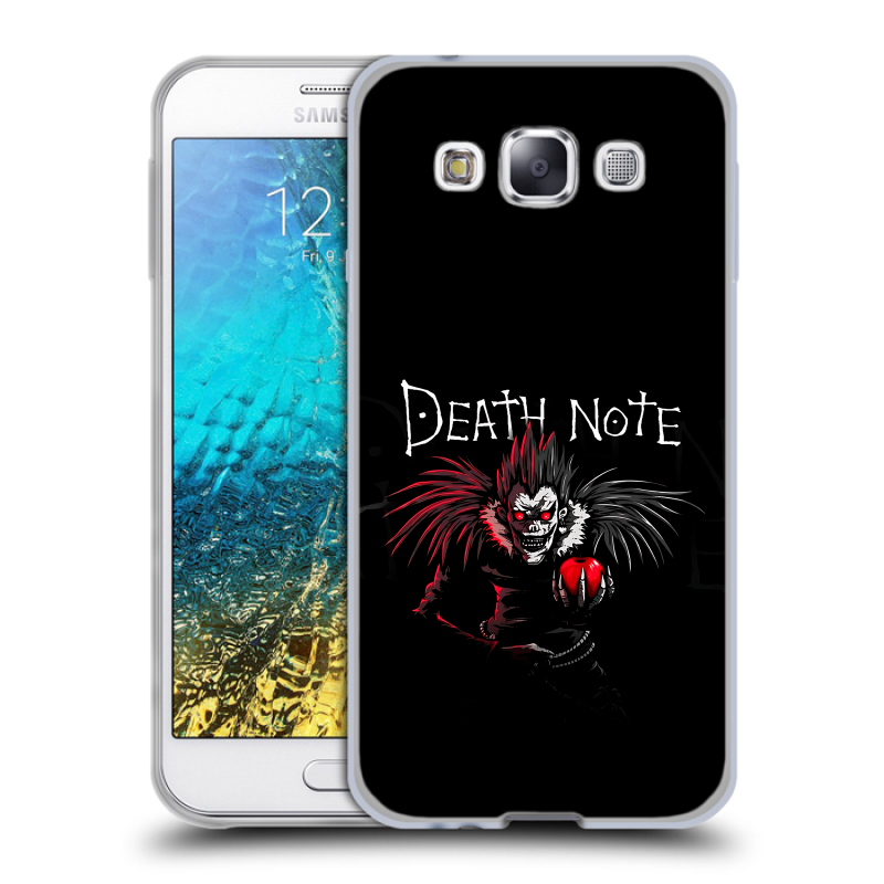 Силиконовый чехол на Samsung Galaxy E5 с принтом Death note Тетрадь смерти Силиконовый чехол на Samsung Galaxy E5 с принтом Death note Тетрадь смерти