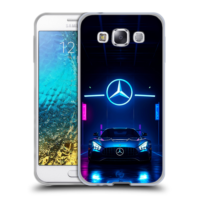 Силиконовый чехол на Samsung Galaxy E5 с принтом Mercedes Мерседес Силиконовый чехол на Samsung Galaxy E5 с принтом Mercedes Мерседес