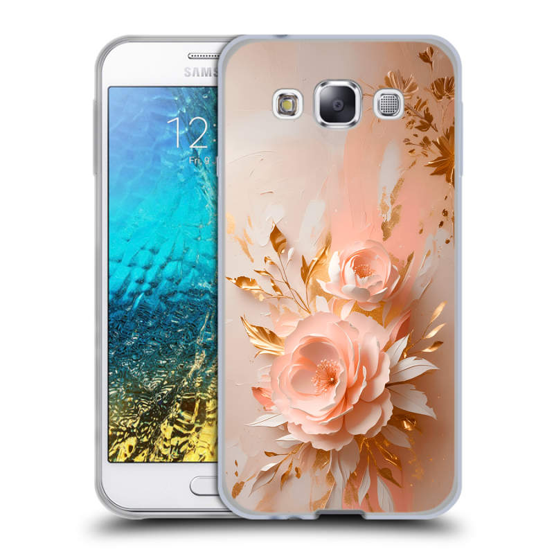 Силиконовый чехол на Samsung Galaxy E5 с принтом женский Силиконовый чехол на Samsung Galaxy E5 с принтом женский