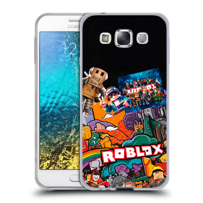 Пластиковый чехол на Samsung Galaxy E5 с принтом Roblox Роблокс Пластиковый чехол на Samsung Galaxy E5 с принтом Roblox Роблокс