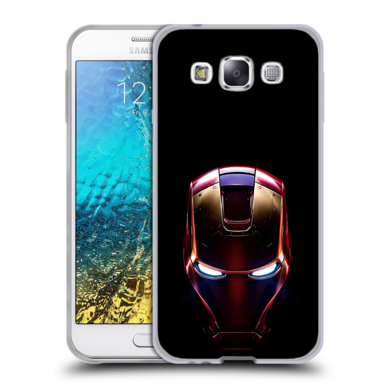 Силиконовый чехол на Samsung Galaxy E5 с принтом IronMan Железный человек Силиконовый чехол на Samsung Galaxy E5 с принтом IronMan Железный человек