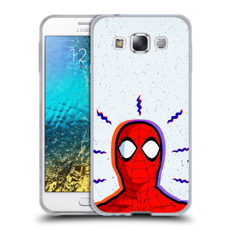 Пластиковый чехол на Samsung Galaxy E5 с принтом Spiderman Человек паук Пластиковый чехол на Samsung Galaxy E5 с принтом Spiderman Человек паук