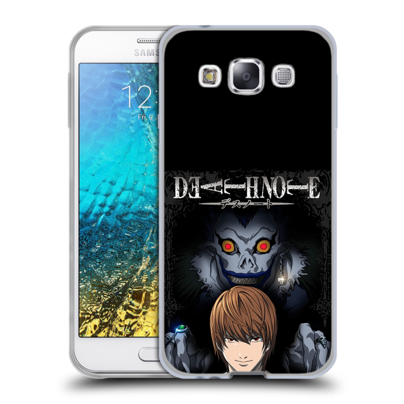 Силиконовый чехол на Samsung Galaxy E5 с принтом Death note Тетрадь смерти Силиконовый чехол на Samsung Galaxy E5 с принтом Death note Тетрадь смерти