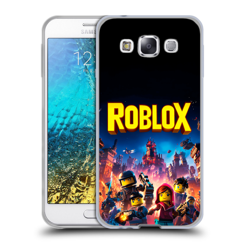 Силиконовый чехол на Samsung Galaxy E5 с принтом Roblox Роблокс Силиконовый чехол на Samsung Galaxy E5 с принтом Roblox Роблокс