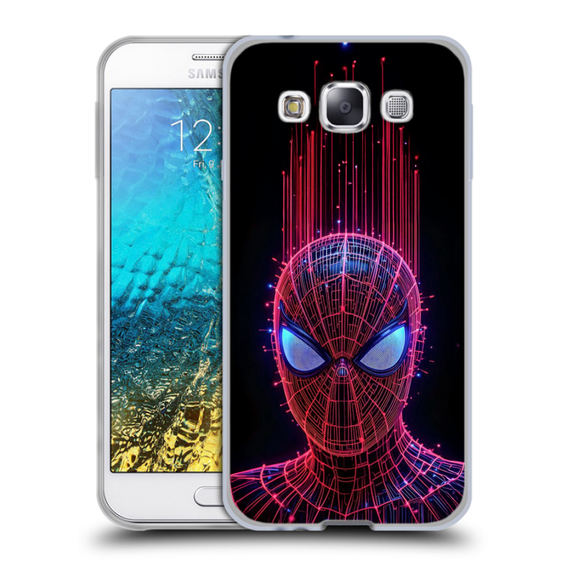 Силиконовый чехол на Samsung Galaxy E5 с принтом Spiderman Человек паук Силиконовый чехол на Samsung Galaxy E5 с принтом Spiderman Человек паук