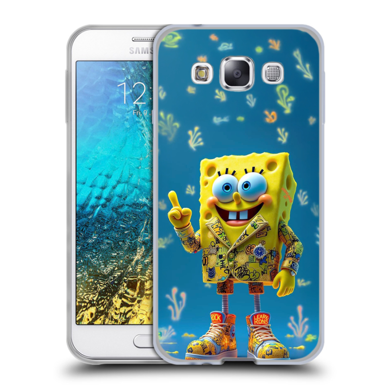 Пластиковый чехол на Samsung Galaxy E5 с принтом Спанч боб Спанчбоб Пластиковый чехол на Samsung Galaxy E5 с принтом Спанч боб Спанчбоб
