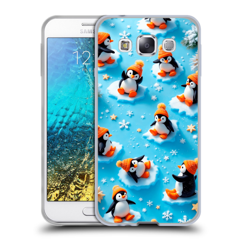 Пластиковый чехол на Samsung Galaxy E5 с принтом Новый год Пластиковый чехол на Samsung Galaxy E5 с принтом Новый год