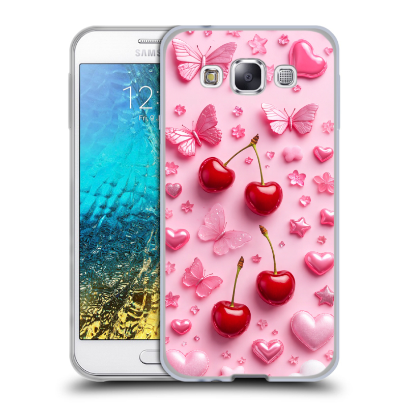 Силиконовый чехол на Samsung Galaxy E5 с принтом для девочек Силиконовый чехол на Samsung Galaxy E5 с принтом для девочек