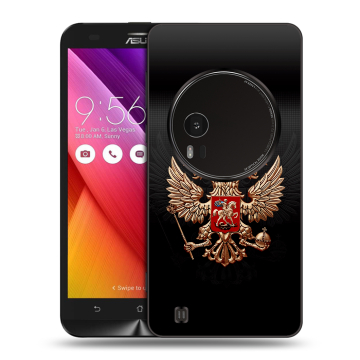 Силиконовый чехол на Asus Zenfone Zoom с принтом Герб России
