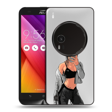 Силиконовый чехол на Asus Zenfone Zoom с принтом Женские принты
