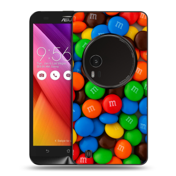 Силиконовый чехол на Asus Zenfone Zoom с принтом Конфеты