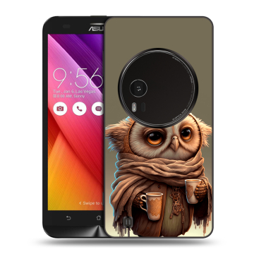 Силиконовый чехол на Asus Zenfone Zoom с принтом Сова