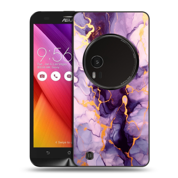 Силиконовый чехол на Asus Zenfone Zoom с принтом Мрамор