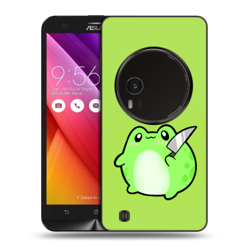 Силиконовый чехол на Asus Zenfone Zoom с принтом Лягушенок