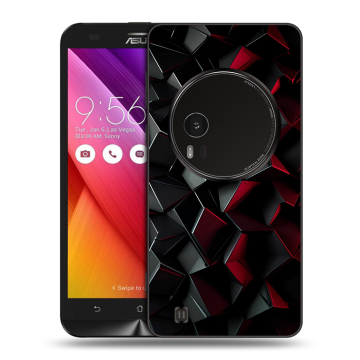 Силиконовый чехол на Asus Zenfone Zoom с принтом Абстракция