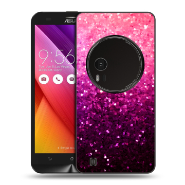 Силиконовый чехол на Asus Zenfone Zoom с принтом Блестки