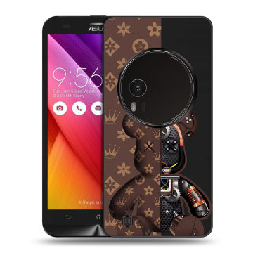 Силиконовый чехол на Asus Zenfone Zoom с принтом Луи робот