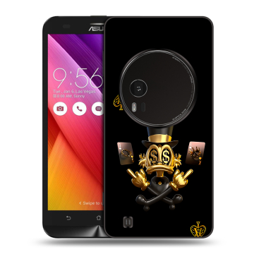 Силиконовый чехол на Asus Zenfone Zoom с принтом Золотой скрудж макдак