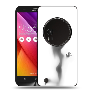 Силиконовый чехол на Asus Zenfone Zoom с принтом Силуэт