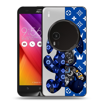 Силиконовый чехол на Asus Zenfone Zoom с принтом Луи робот