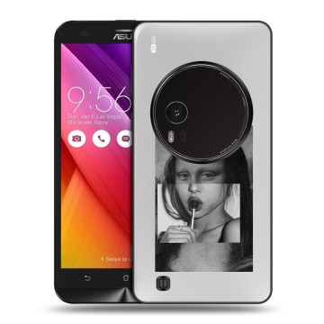 Силиконовый чехол на Asus Zenfone Zoom с принтом Мона Лиза